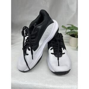 Youth Kids Under Armour Lockdown 5 Y Basketball Shoes Black White89